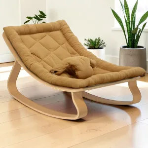Baby Rocker Beech Wood Camel Color 70 x 45 x 38 cm