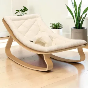 Baby Rocker - Beech / Organic White - 70 x 45 x 38 cm