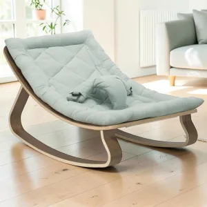 Baby Rocker - Walnut / Farrow Wood Frame - 70 x 45 x 38 cm